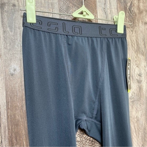 Tesla / TSLA- Boy’s Black Gear Compression Baselayer Pants NWT- Sz. 8 (Small) - Picture 2 of 8